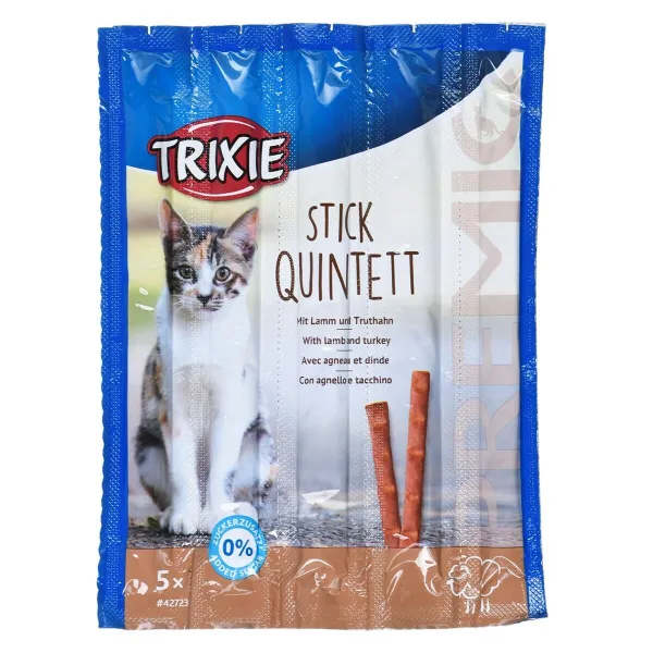 Snack for Cats Trixie TX-42723 Salmon Turkey Fish Lamb Liver Birds 25 g 5 x 5 g