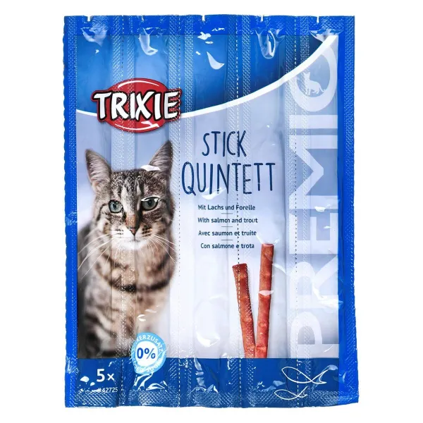 Snack for Cats Trixie TX-42725 Lašišos raudonumo spalva Žuvis 25 g 5 x 5 g