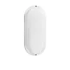 Wall Light EDM 32448 White Plastic F 18 W 120 W 1820 Lm Movement Sensor Light sensor Oval (4000 K)