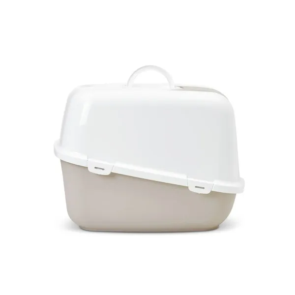 Kačių kraiko dėžutė Savic Balta Kava Plastmasinis 48,5 x 46,5 x 66,5 cm (11 Vienetai)