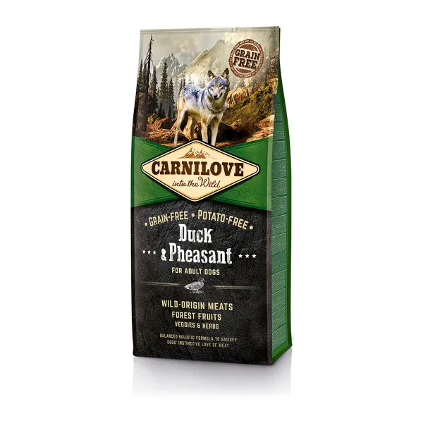 Fodder Carnilove Adult Duck & Pheasant Duck 12 kg