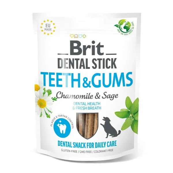 Dog Snack Brit Dental Stick Teeth & Gums Cahmomile