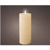 LED Candle Lumineo Beige Ø 7 x 19 cm (AAA)