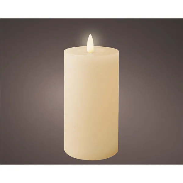 LED Candle Lumineo Cream Ø 7 x 15 cm (AAA)