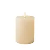 LED Candle Lumineo Beige Cream Ø 7 x 11,2 cm (AAA)