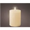 LED Candle Lumineo Beige Cream Ø 7 x 11,2 cm (AAA)