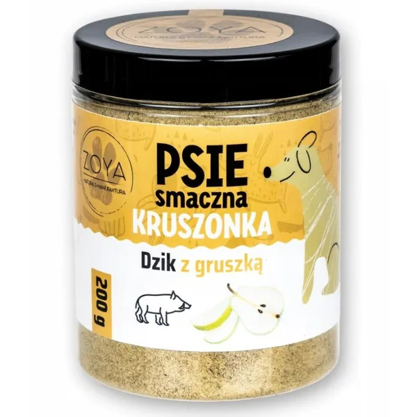 Užkandis šunims Zoya Wild Boar and Pear Crumble Laukinis šernas 200 g