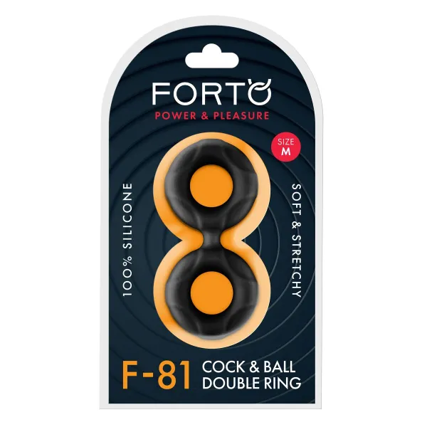 Cock Ring Forto Black Ø 47 mm (One size)