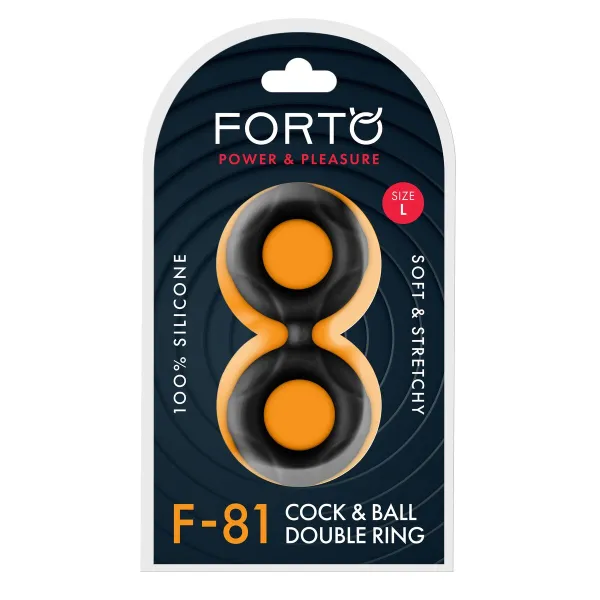 Cock Ring Forto Black Ø 51 mm (One size)