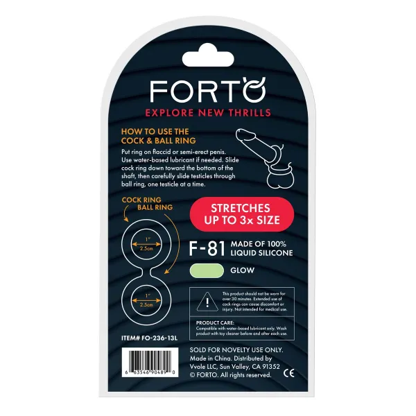 Cock Ring Forto White Ø 51 mm (One size)
