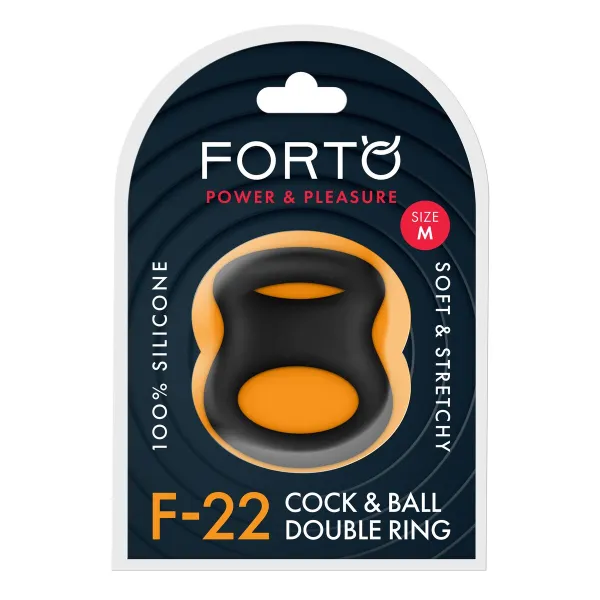 Cock Ring Forto Black M