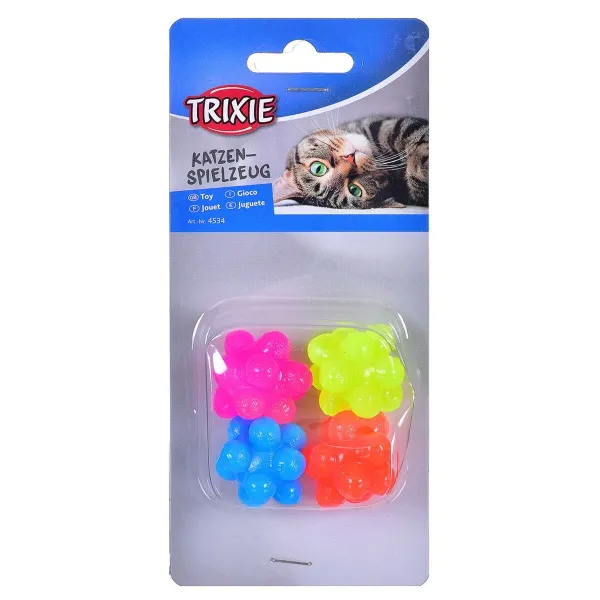 Koiranlelu Trixie Bubble Monivärinen Multi Kumi Luonnonkumi Muovinen Sisäpuoli/Ulkopuoli (4 osaa)