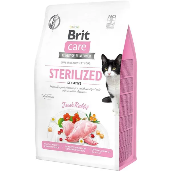 Cat food Brit Sterilized Sensitive Adult Rabbit 400 g