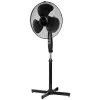 Staande ventilator Activejet WSR-40C Melns Sudrabains 50 W