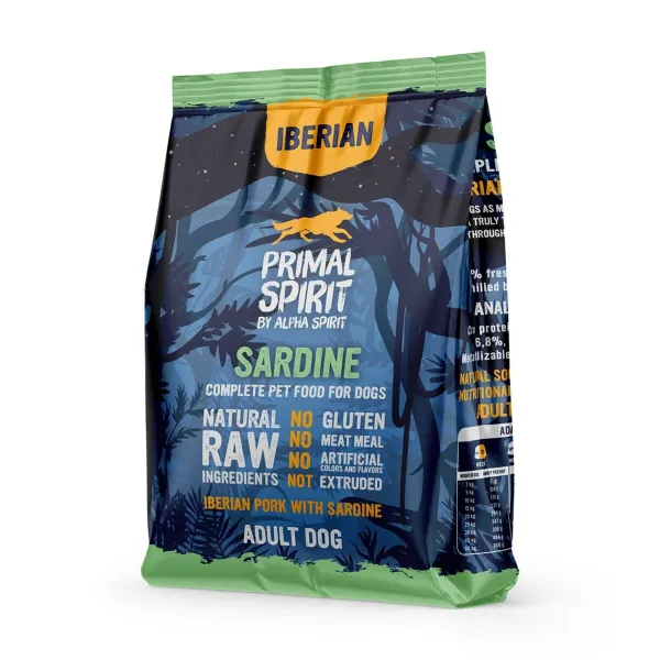 Фураж Primal Spirit Iberian Sardine Рыба 1 kg Для взрослых
