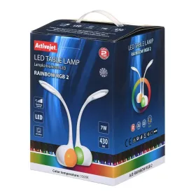 stalinė lempa Activejet AJE-RAINBOW 2 Balta 7 W 430 Lm