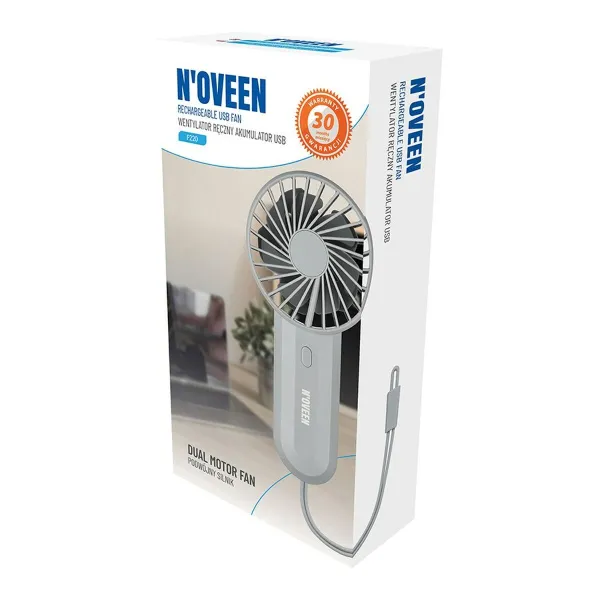 Вентилятор USB N'oveen F220 Серый 5 W
