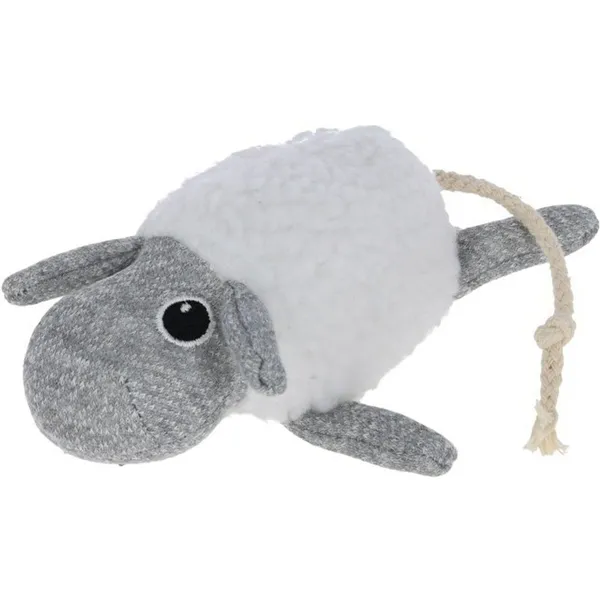 Dog chewing toy Kerbl White Grey Polyester animals