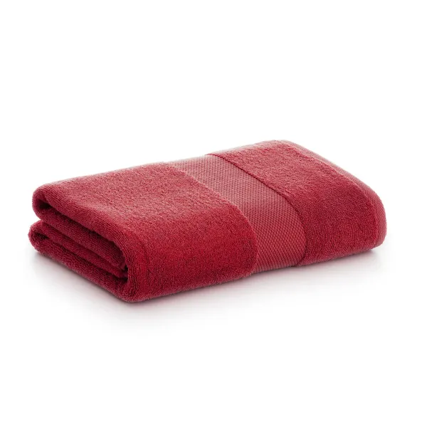 Bath towel Paduana Maroon 100% cotton 70 x 1 x 140 cm