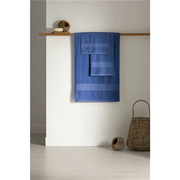 Bath towel Paduana Blue 100% cotton 70 x 1 x 140 cm