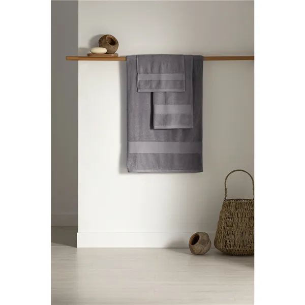 Bath towel Paduana Dark grey 100% cotton