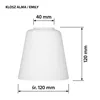 Lamp Shade Activejet klosz ALMA White Glass 12 cm