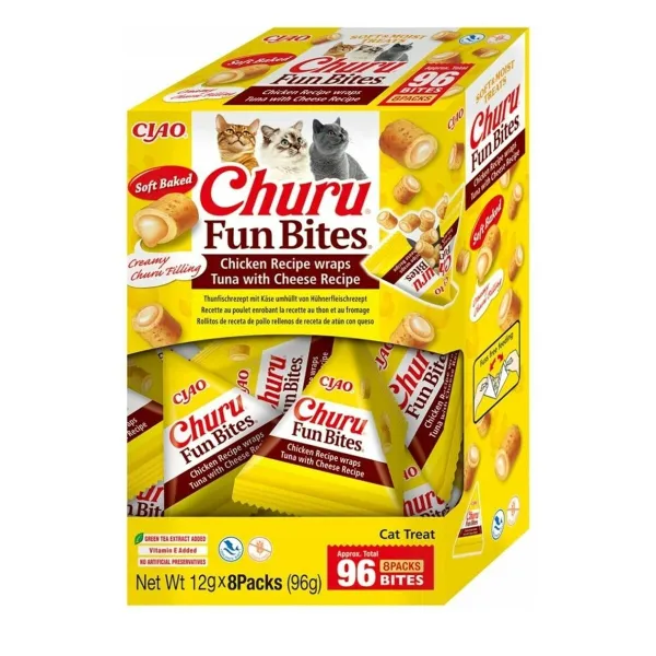 Snack for Cats Inaba Churu Fun Bites Kana 8 x 12 g