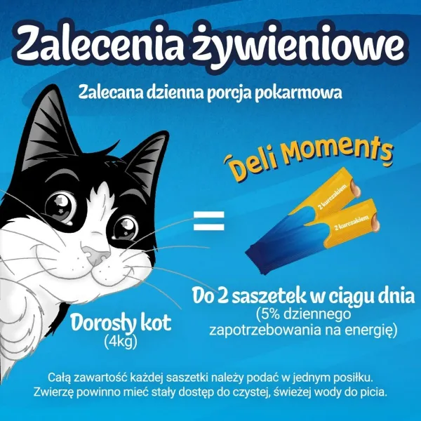 Snack for Cats Purina Felix Deli Moments Chicken Višta 4 x 10 g