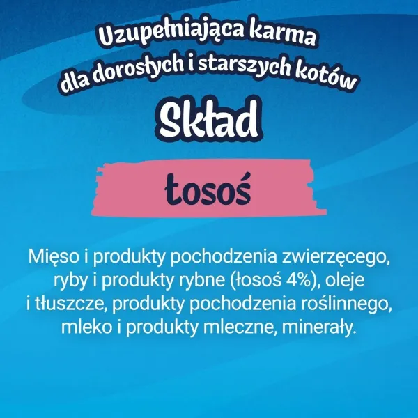 Snack for Cats Purina Felix Deli Moments Salmon Laša krāsas 4 x 10 g