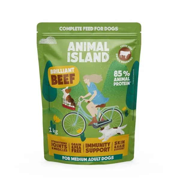 Fodder ANIMAL ISLAND Beef Chicken 1 kg