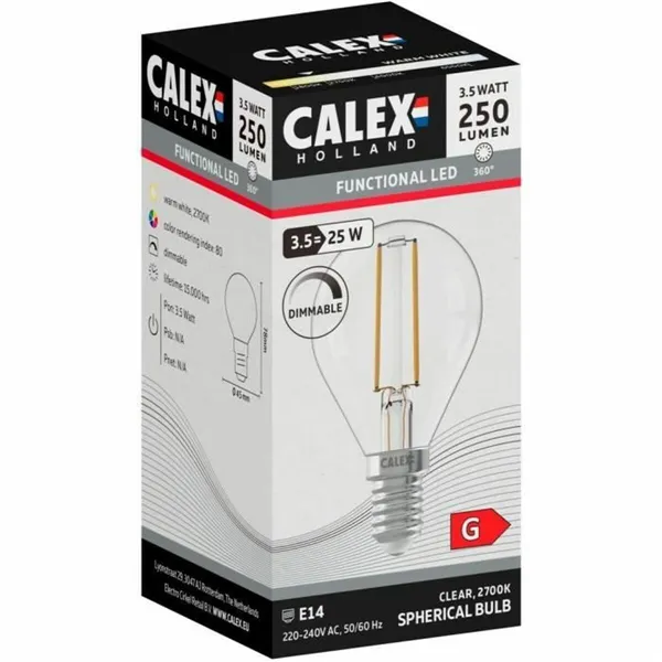 LED lamp Calex G 3,5 W E14