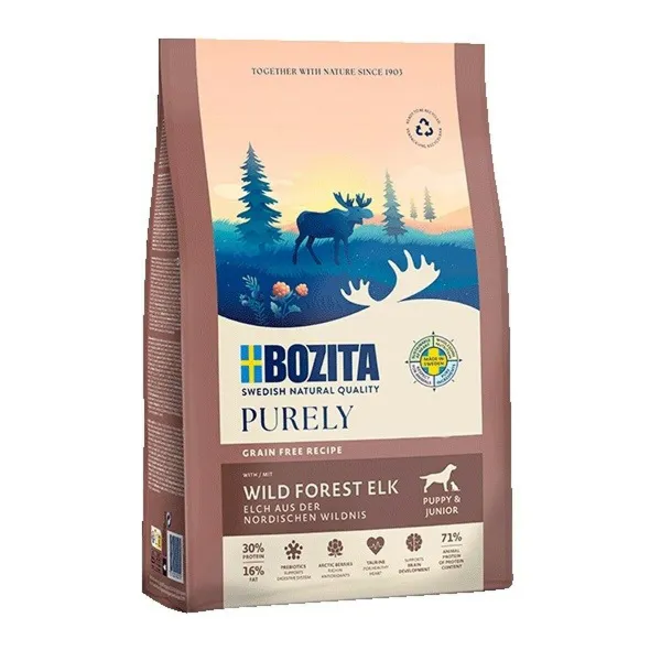 Pašarai Bozita Purely Junior Elk with chicken 11 Kg