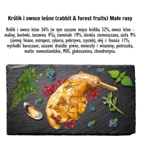 Fodder Paka Zwierzaka Rabbit with forest fruits S Rabbit 3 Kg