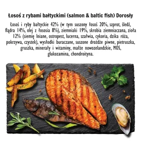 Fodder Paka Zwierzaka Salmon with Baltic fish M Salmon 9 kg