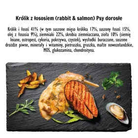 Fodder Paka Zwierzaka Rabbit with salmon M Rabbit 9 kg