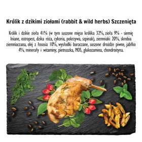 Fodder Paka Zwierzaka Puppy Rabbit with wild herbs S Rabbit 9 kg