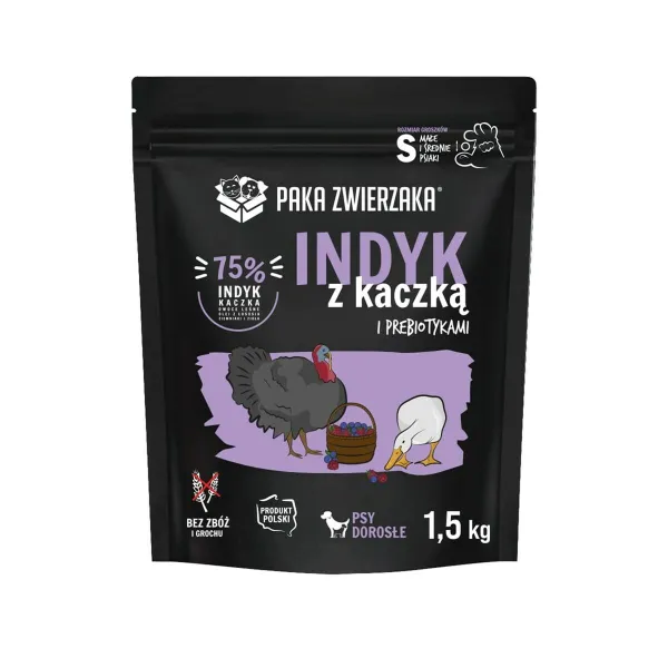 Rehu Paka Zwierzaka SYTA MICHA Chef Venison Turkki Nauta 1,5 Kg