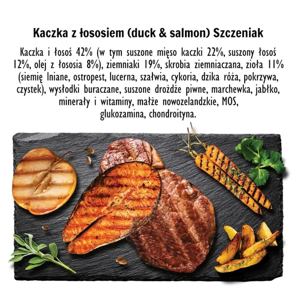 Lopbarība Paka Zwierzaka Puppy Duck Pīle 1,5 Kg