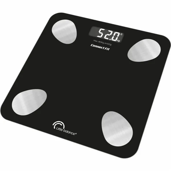 Digital Bathroom Scales Little Balance 8685 Black 180 kg