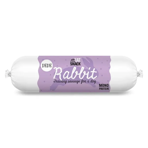 Закуска для собак Paka Zwierzaka Pepe Sausage Rabbit Кролик 200 g