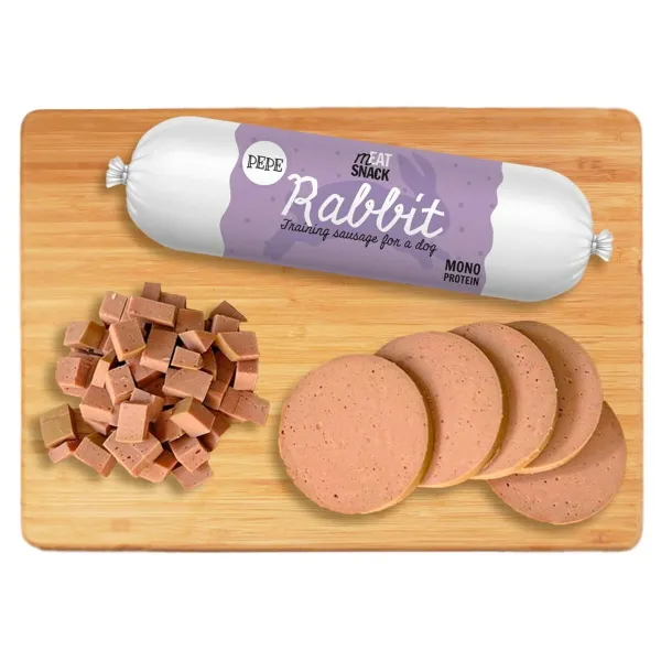 Закуска для собак Paka Zwierzaka Pepe Sausage Rabbit Кролик 200 g