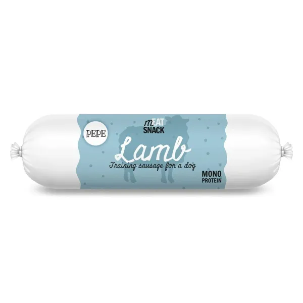 Suņu uzkodas Paka Zwierzaka Pepe Sausage Lamb Jēra gaļa 200 g