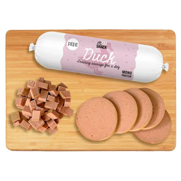 Закуска для собак Paka Zwierzaka Pepe Sausage Duck утка 200 g