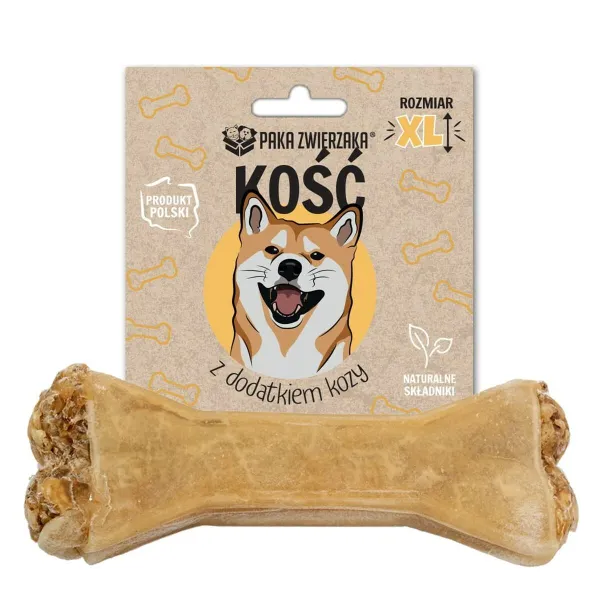 Suņu uzkodas Paka Zwierzaka Bone with goat XL 17 cm Kaza 115 g