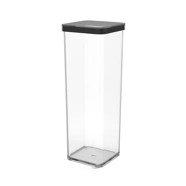 Bucket container Rotho Black Transparent Silicone Plastic