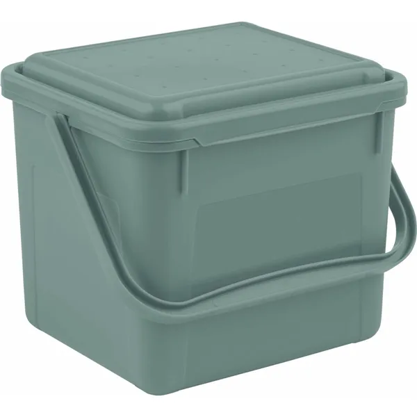 Bucket container Rotho Recycled plastic Green