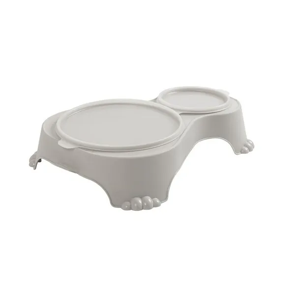 Dog Feeder Rotho Grey Plastic