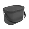 Bucket container Rotho Anthracite Recycled plastic