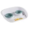 Dog Feeder Kerbl White Black Ceramic