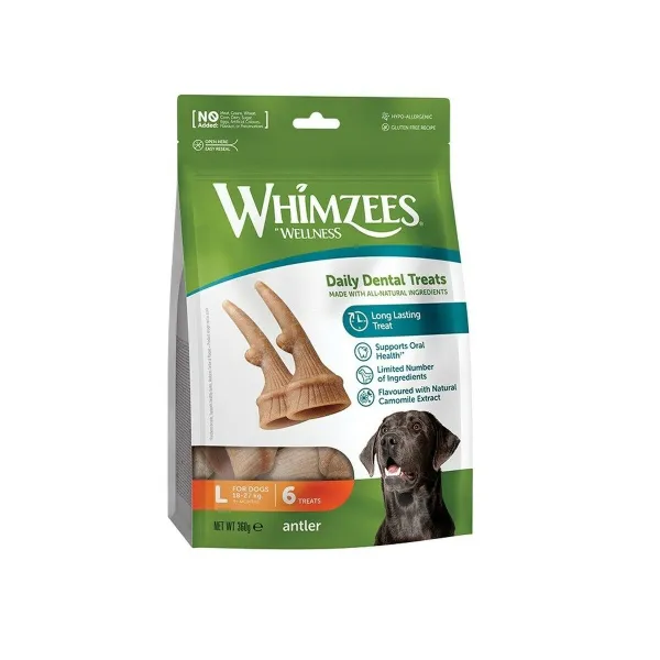 Lopbarība Whimzees Wege Antler L Dārzeņi 360 g